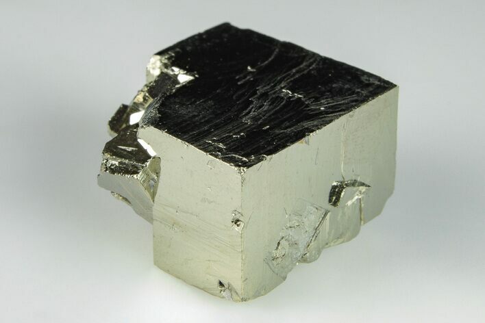 Shiny, Cubic Pyrite Crystal Cluster - Peru #195711